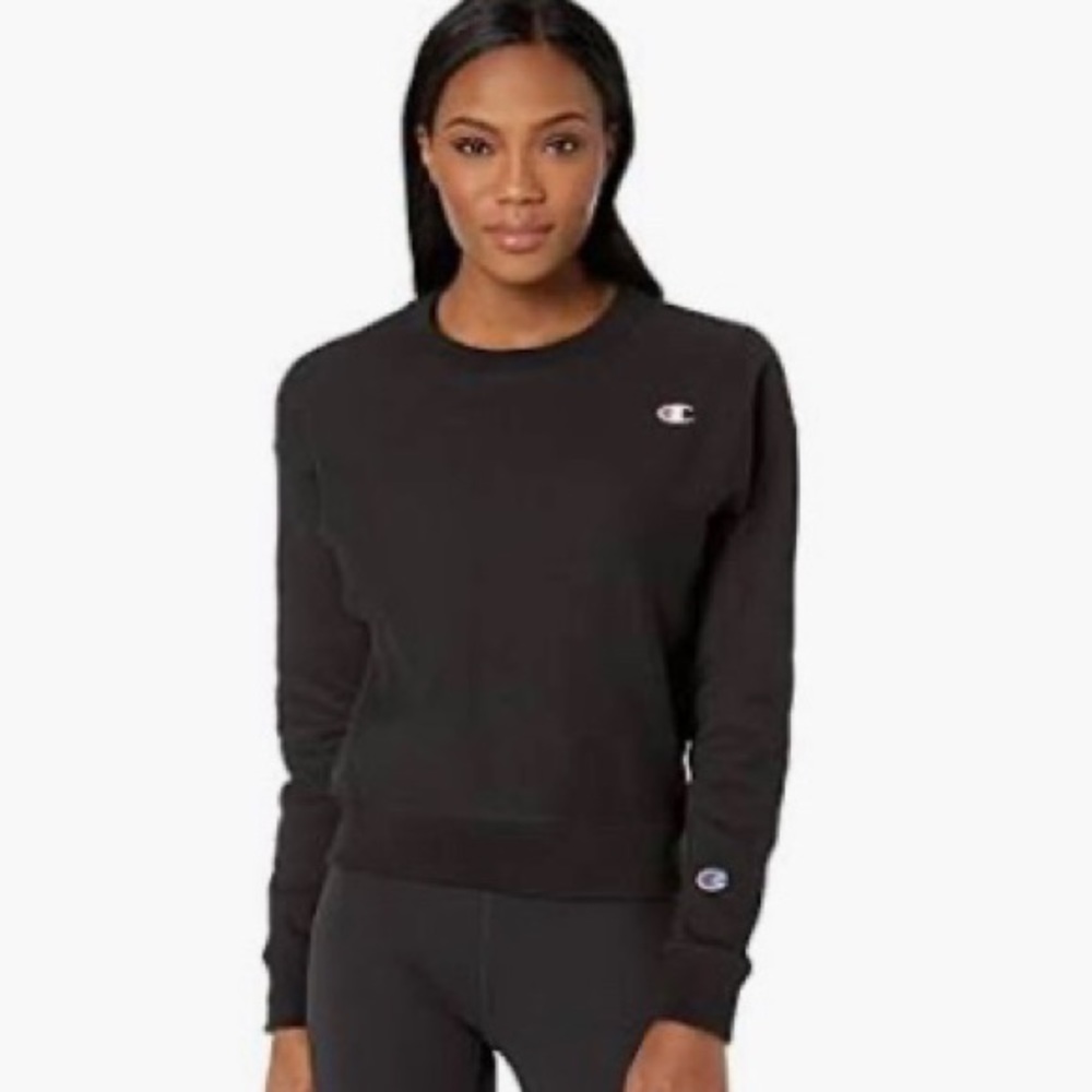 Champion Black Crewneck